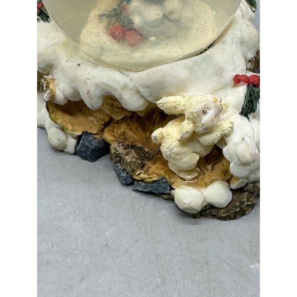 Christmas Simsons Giftware Bear Family Snow Globe Figurine 6" Tall Used READ - Picture 3 of 8
